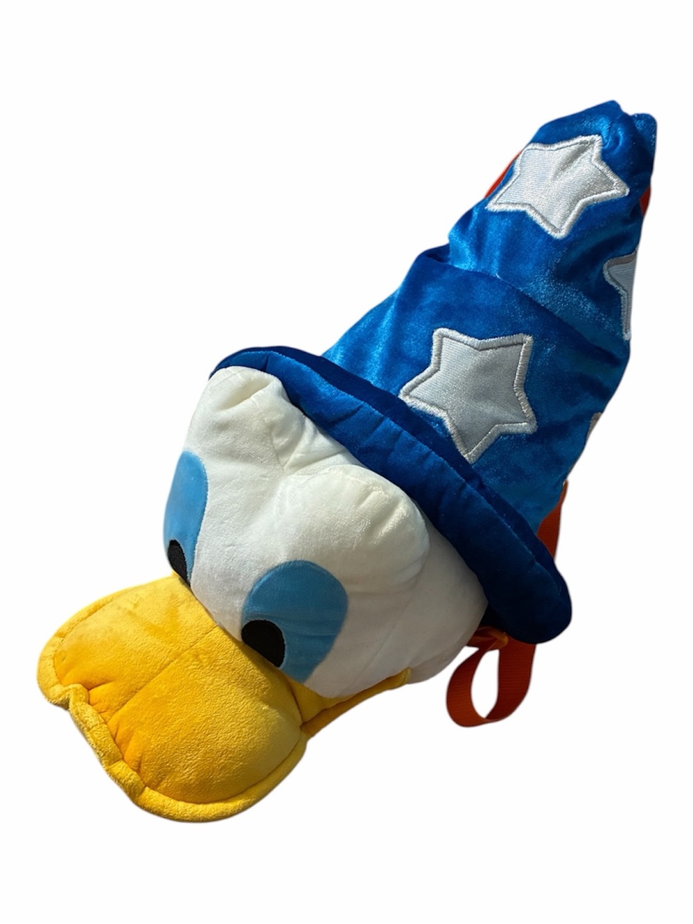 Disney Donald Duck Plush Wizard Hat Kids Backpack in Blue, Yellow, White